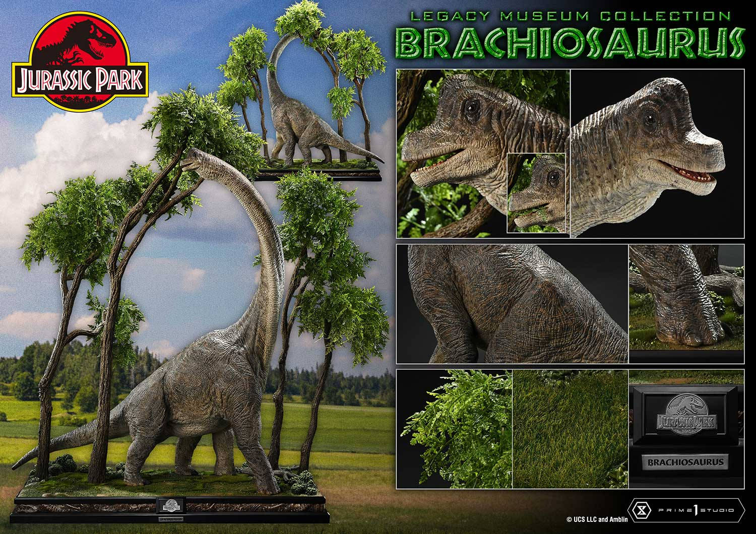Prime 1 Studio Opens Pre-Orders for Brachiosaurus Statue from