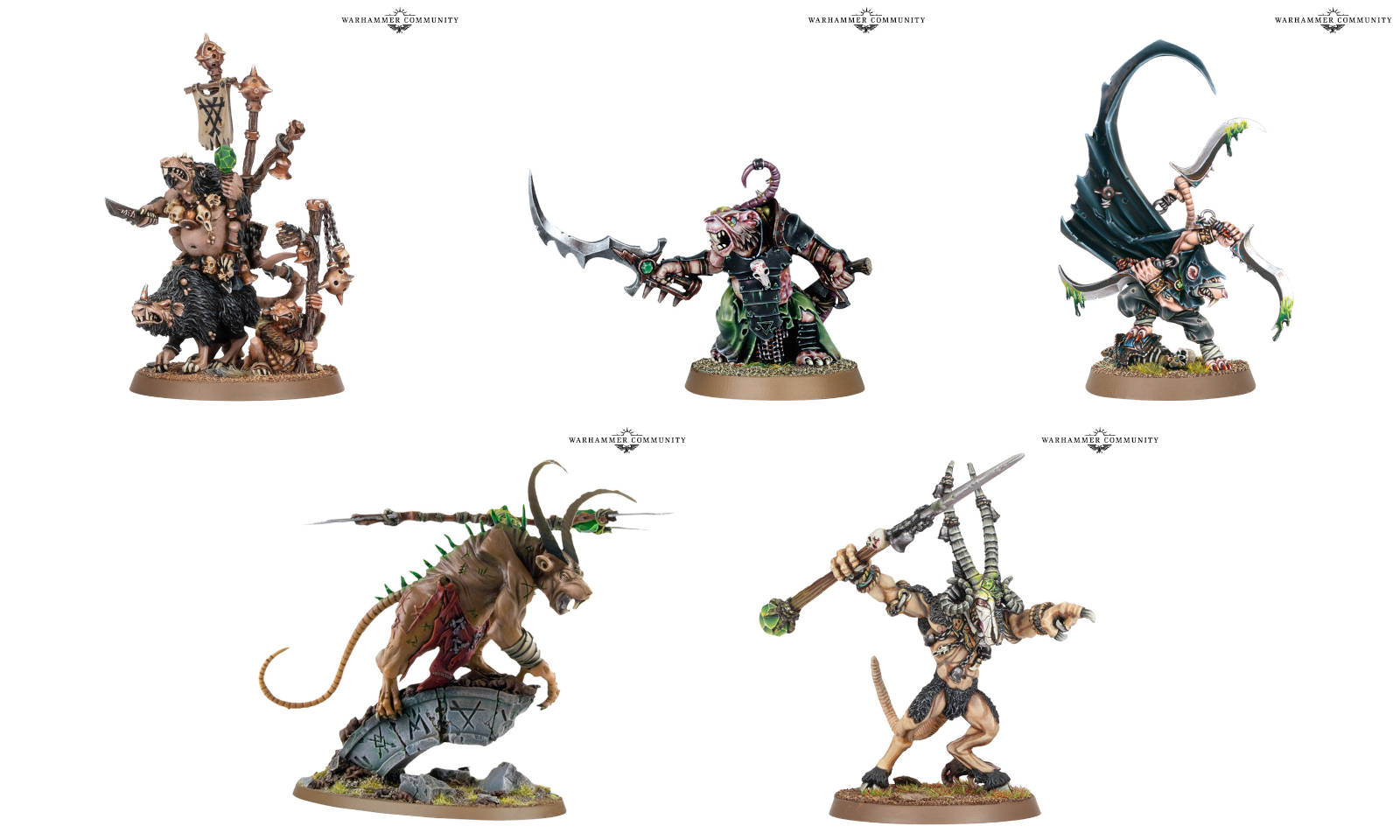 Pre-order for Skaven miniatures for Warhammer Age of Sigmar as