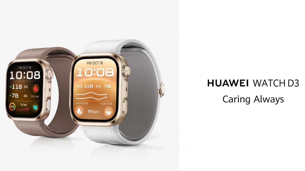 Huawei выпустила умные часы Watch D3 с усовершенствованной функцией измерения давления