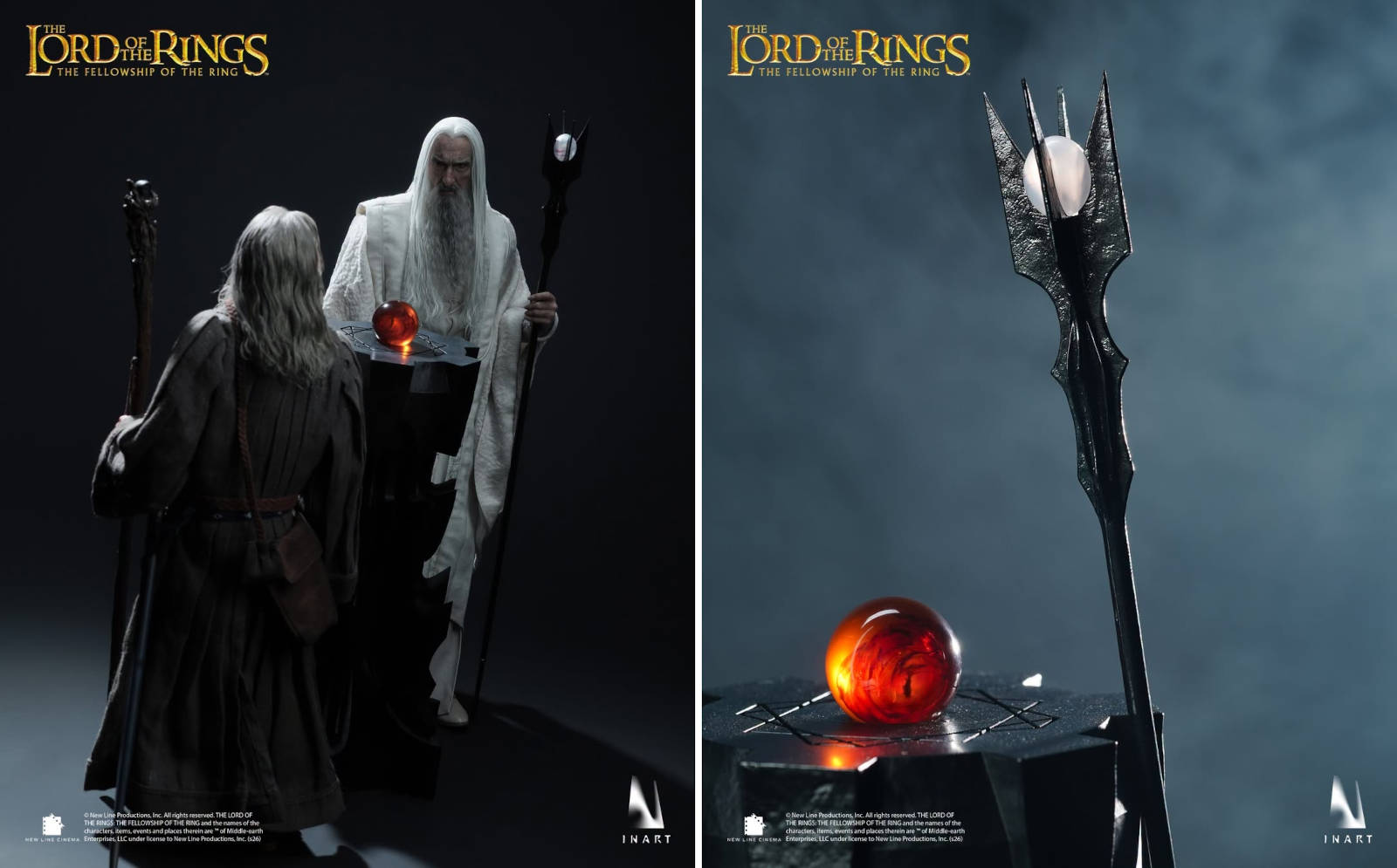 Права на изображения принадлежат Middle-earth Enterprises, Warner Bros. Entertainment, New Line Productions и Inart