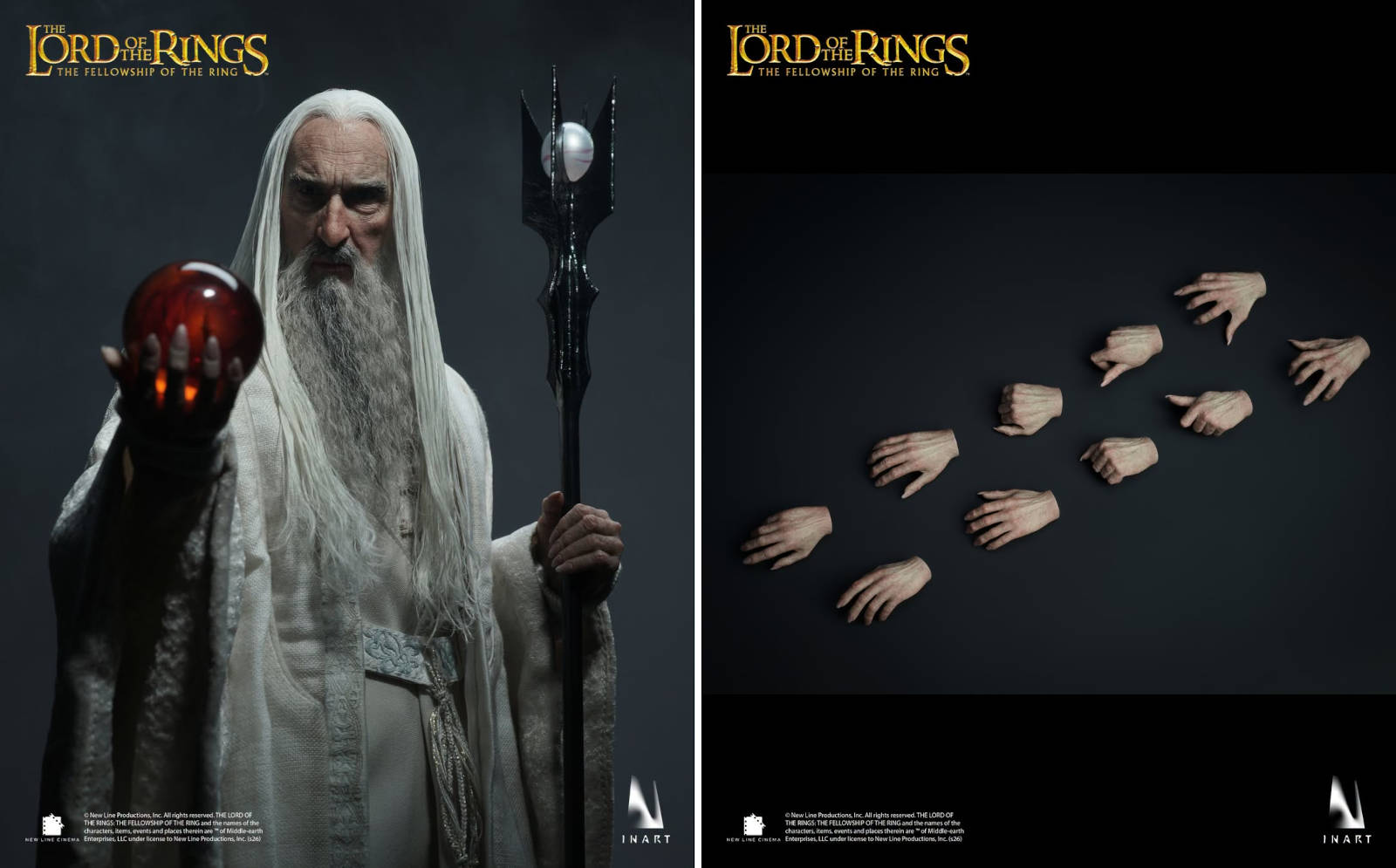 Права на изображения принадлежат Middle-earth Enterprises, Warner Bros. Entertainment, New Line Productions и Inart
