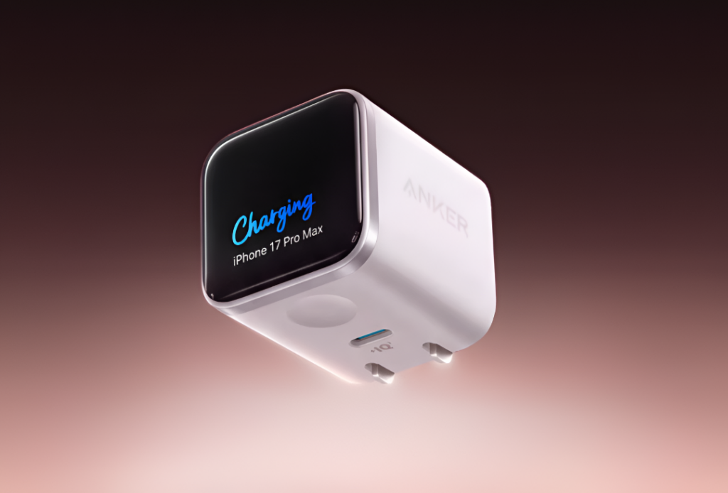 Anker представила 45-ваттный адаптер с экраном, распознаванием iPhone и защитой аккумулятора