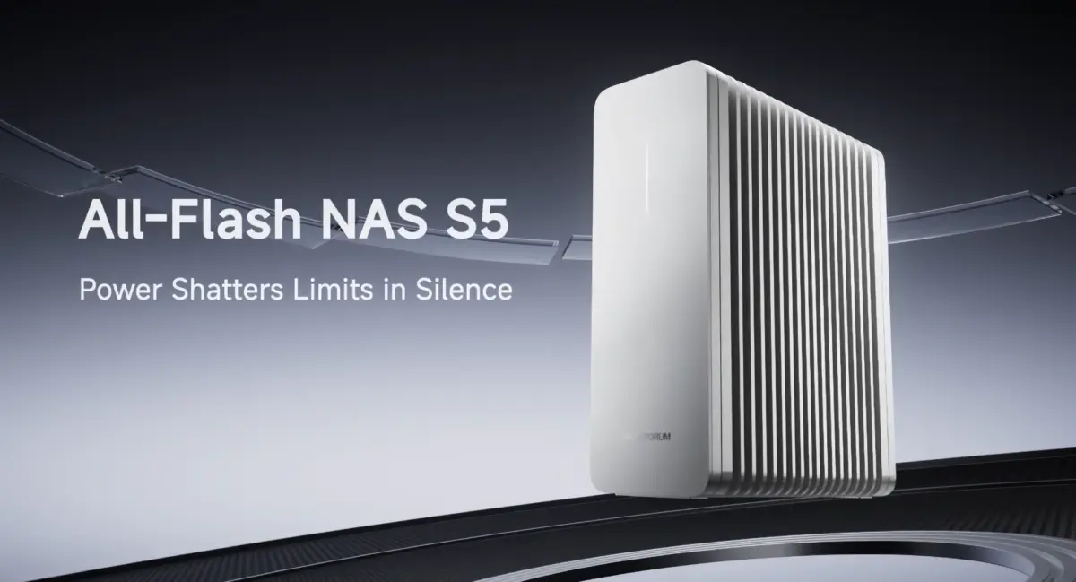 Представлен пассивный NAS Minisforum S5 на новейшем пятиядерном процессоре Intel с поддержкой 40 ТБ памяти