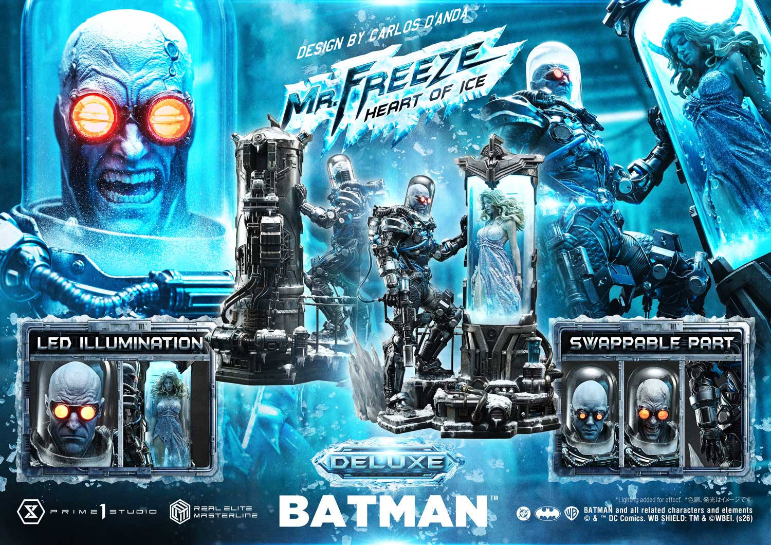 Права на изображения принадлежат Warner Bros. Entertainment Inc., DC Comics и Prime 1 Studio