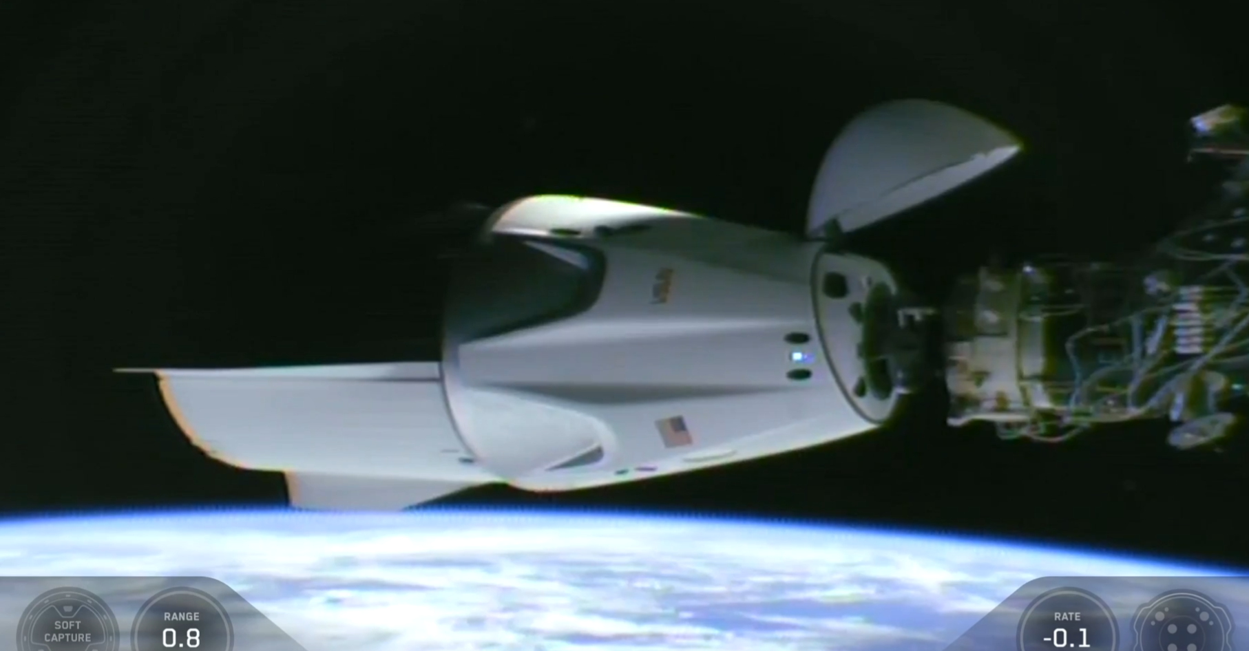 «Спасибо, SpaceX. Спасибо, Роскосмос. Я счастлив, что это моя работа». Сергей Тетерятников прибыл н…