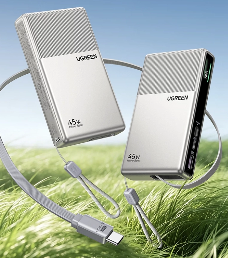 20 000 мАч, 45 Вт и целых два встроенных кабеля USB-C — всего 40 долларов. Представлен мобильный ак…