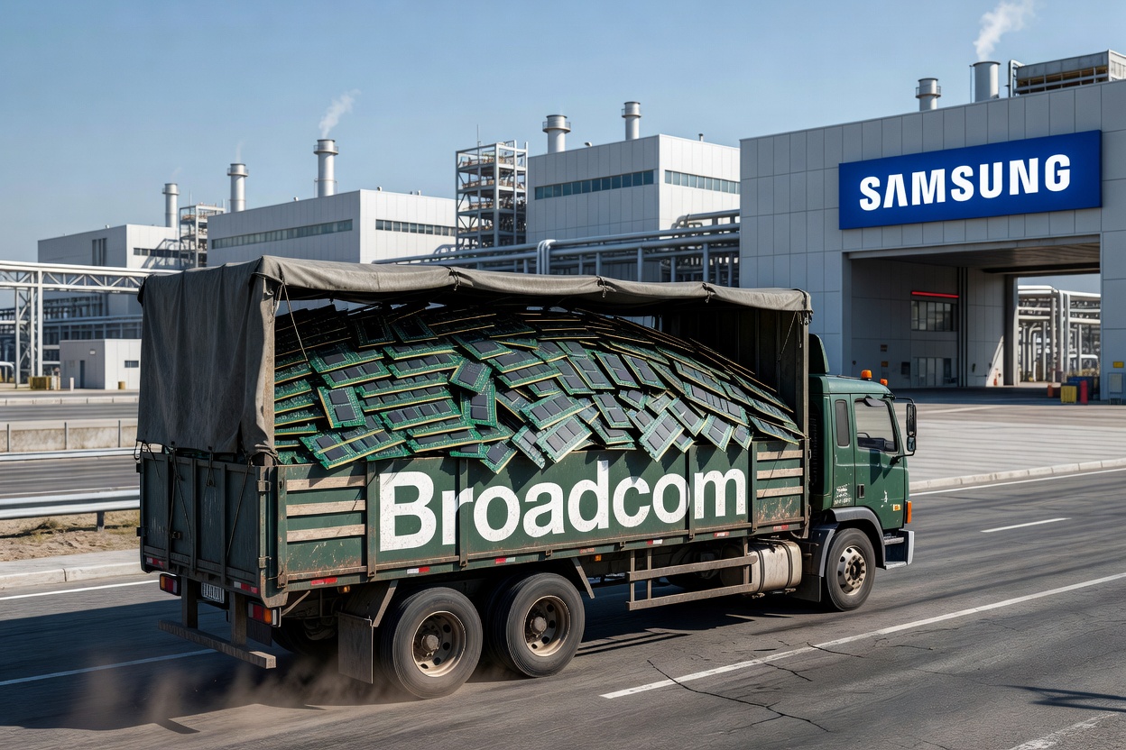 Nvidia теперь не уникальна. Broadcom получила от Samsung такие же цены на чипы памяти