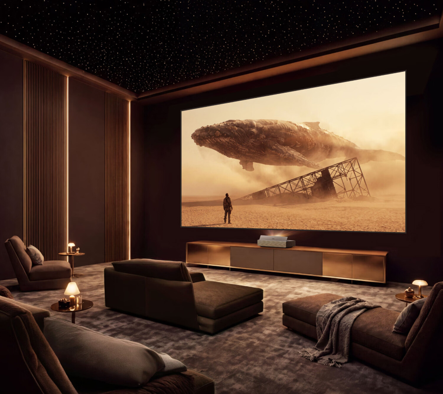 120-дюймовый телевизор с 4K 120 Гц и 80 Вт звука — из «коробочки». Лазерный ТВ Xgimi Aura 3 поступи…