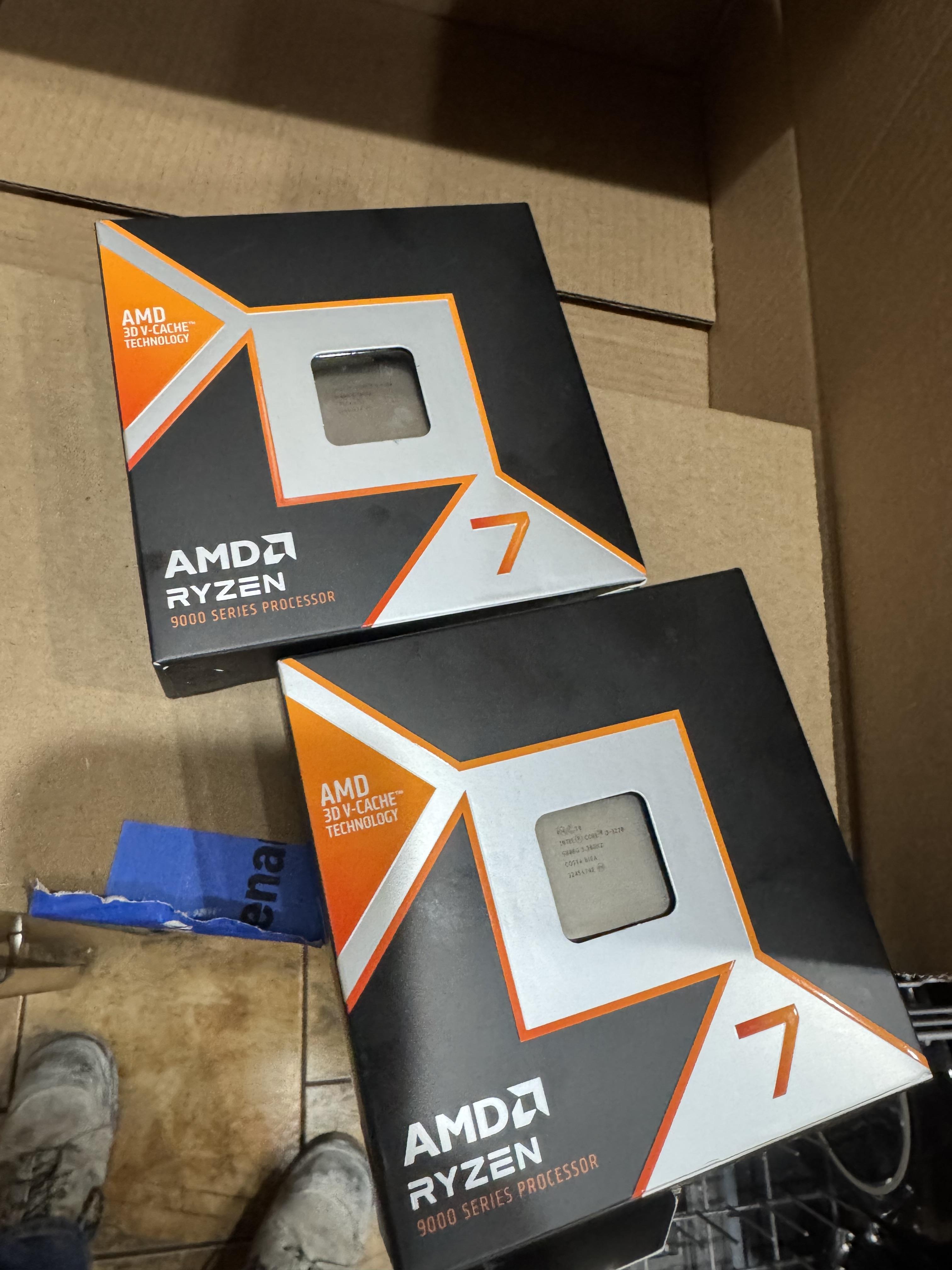 Пользователь дважды заказал Ryzen 7 9850X3D на Amazon — и дважды получил старые Core i3