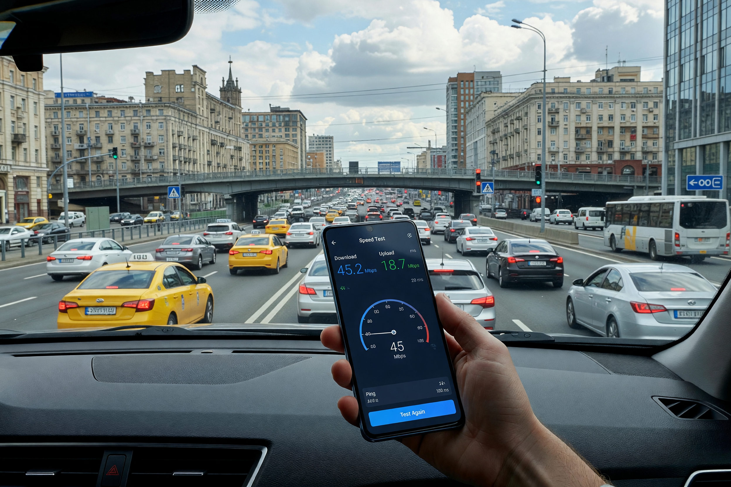 5G более 90% времени: назван лучший оператор мобильного интернета на Садовом кольце Москвы