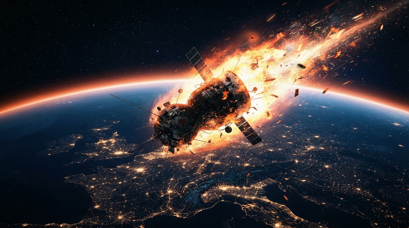 Советский спутник «Космос-1707» сгорел в атмосфере после 40 лет, проведенных на орбите