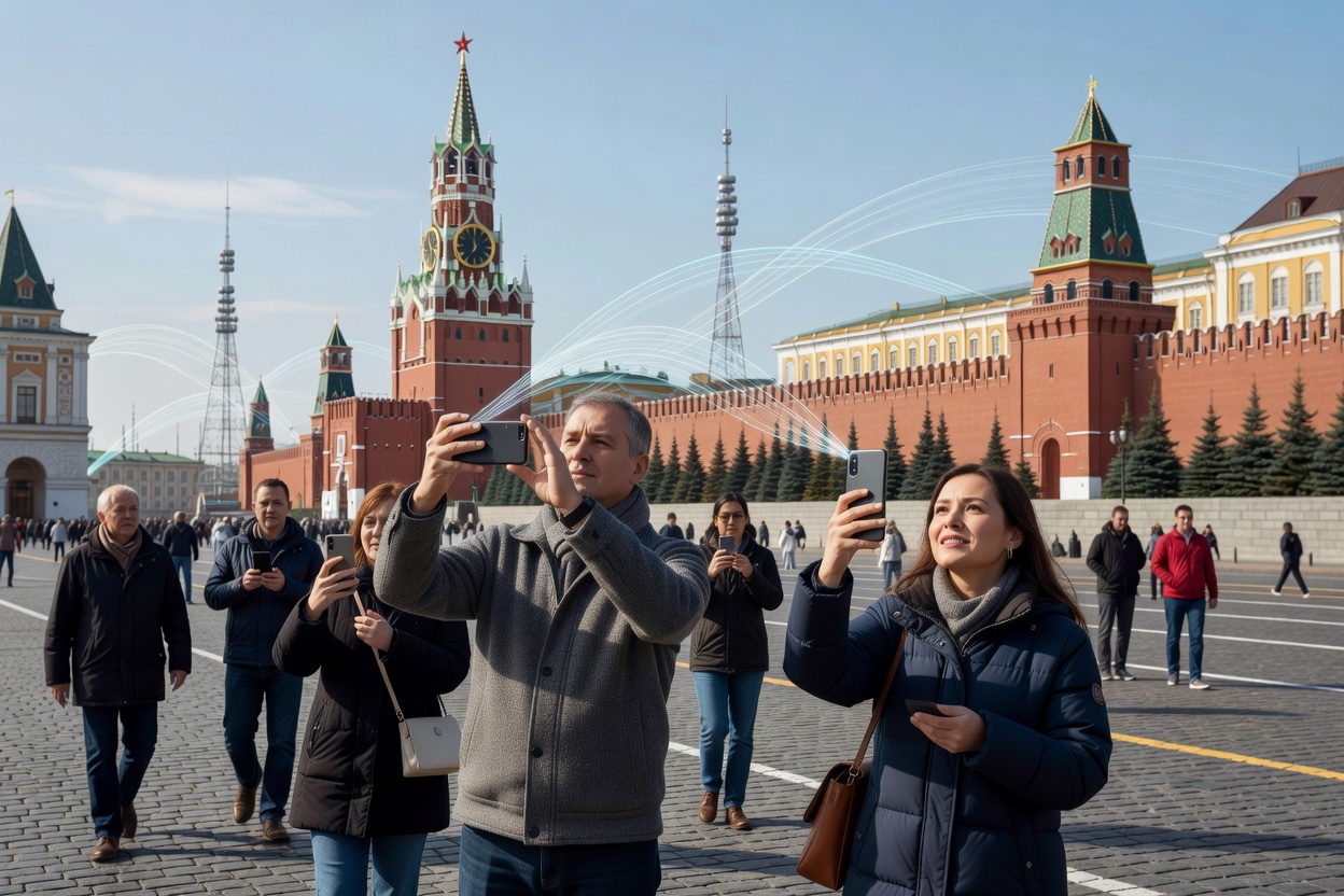 T2 запустил 5G в Кремле и на Красной площади