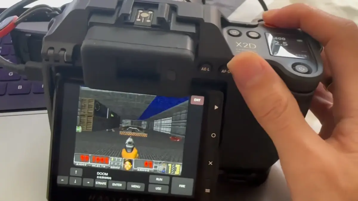 Среднеформатная камера Hasselblad X2D 100C за 8000 долларов отлично справляется с Doom. Игру портир…