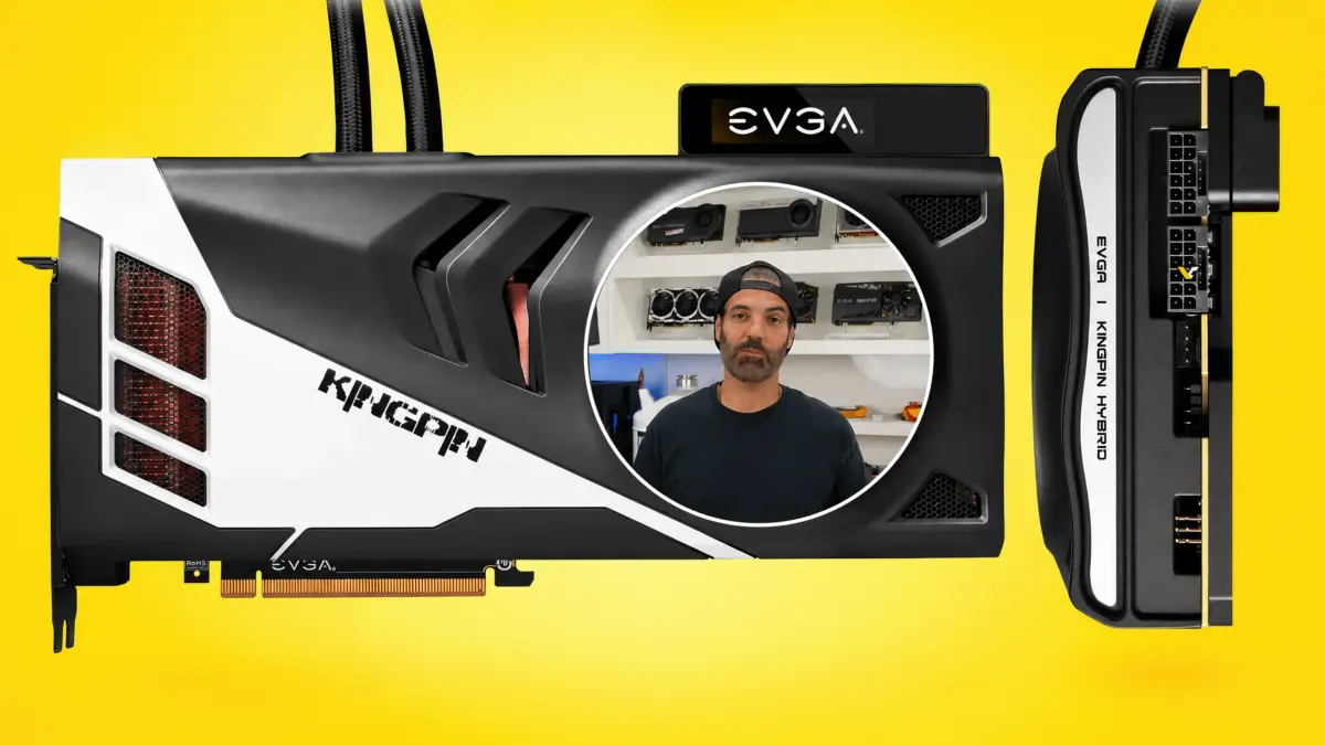 Nvidia не хотела, чтобы видеокарта EVGA RTX 3090 Ti Kingpin имела два разъёма питания. Об это расск…