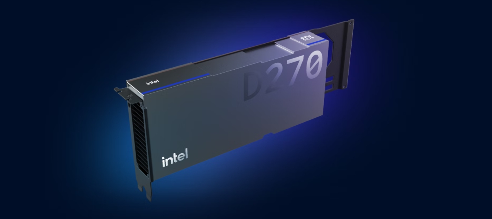Intel представила ИИ-ускоритель D270 с довольно слабым GPU и памятью LPDDR5X