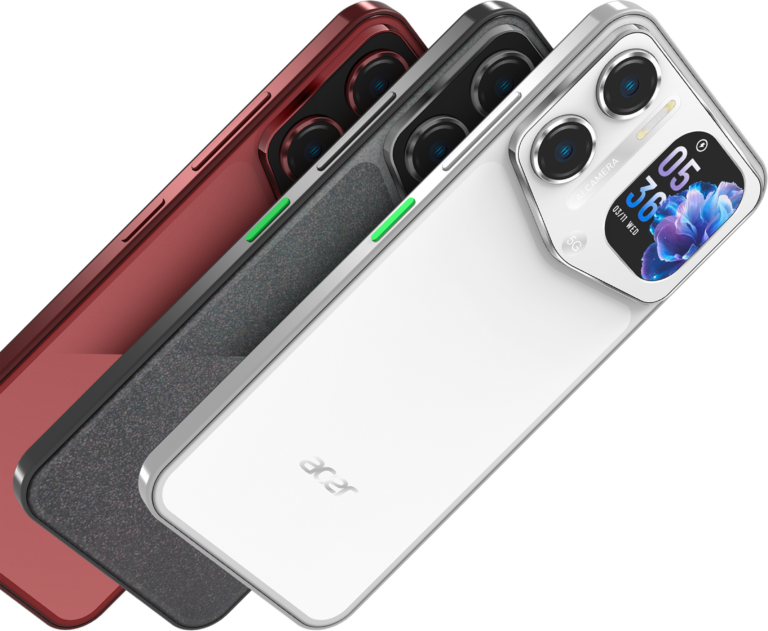 Acer представила нетипичный бюджетный смартфон: Acer Sospiro A70 получил два экрана и защиту IP64