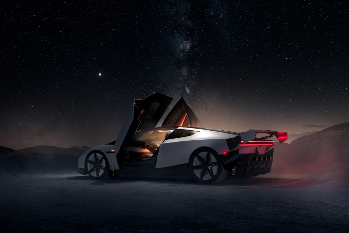 «На этот раз всё по-настоящему». Летающий Tesla Roadster со скоростью 370 км/ч останется единственн…