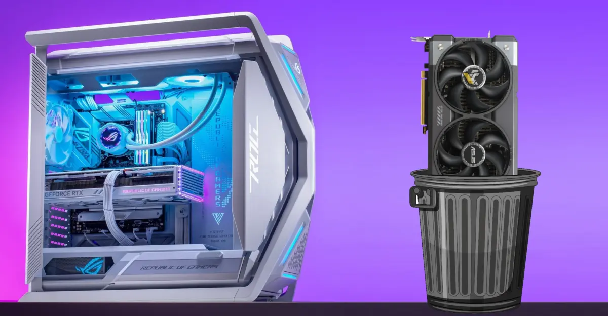 Asus заменила RTX 4080 Super на RTX 5080, но покупателя не устроил цвет видеокарты