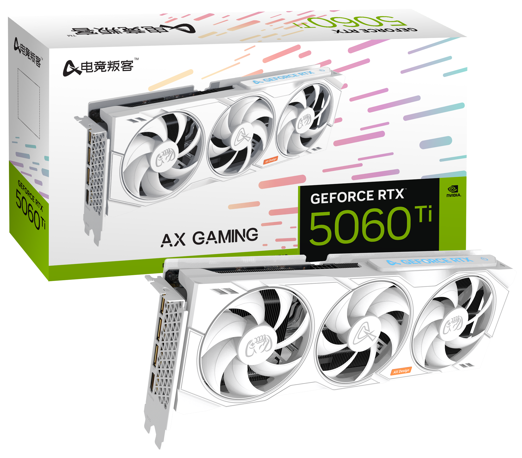 Большая и белая RTX 5060 Ti. AX Gaming представила видеокарту GeForce RTX 5060 Ti X3W PRO 16GB