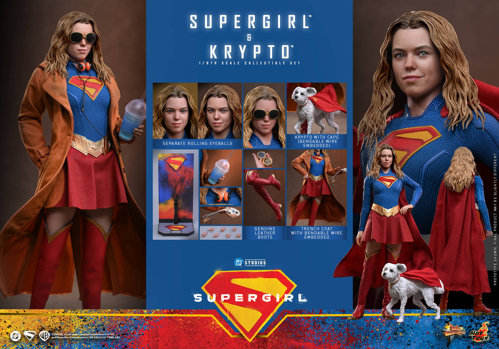 Hot Toys Unveils Supergirl, Lobo, and Krypto Figures from
